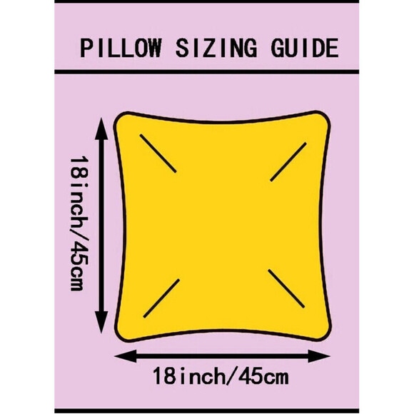 Abstract Pattern Pillow Covers In White and Yellow - Picture 5 of 5